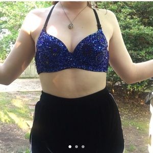 Vintage Hand Embellished Bra Top